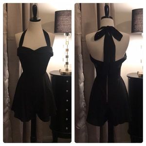 NWOT BLACK SHORTS ROMPER